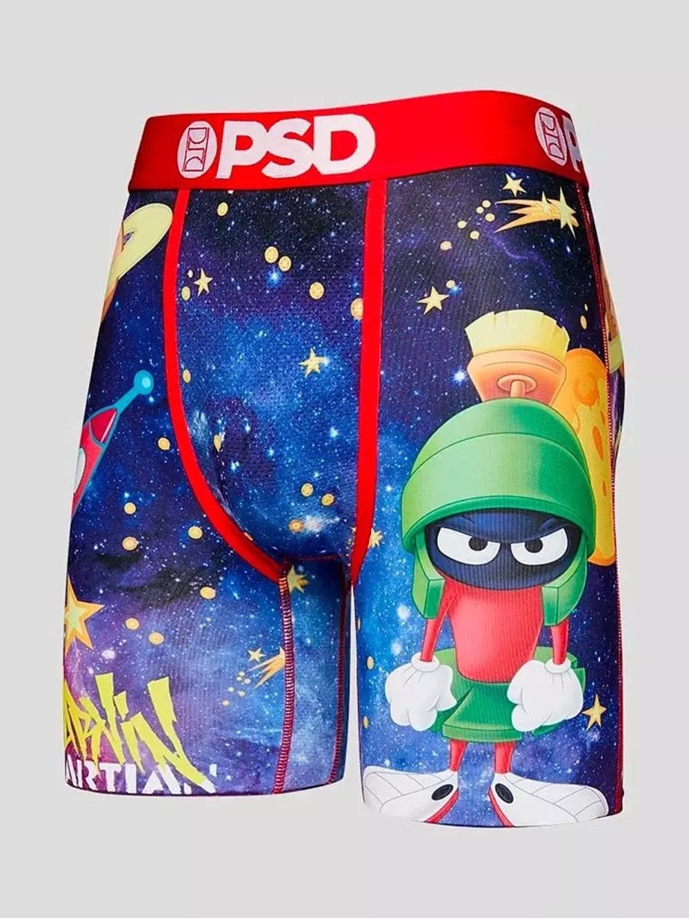 PSD x Space Jam | Red Marvin Stretch Boxer Briefs | Size Large